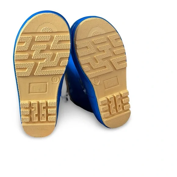 Disney Mickey Mouse Toddler Little Kids Rain Boots, Blue/Yellow NWT NEW - Picture 4 of 5